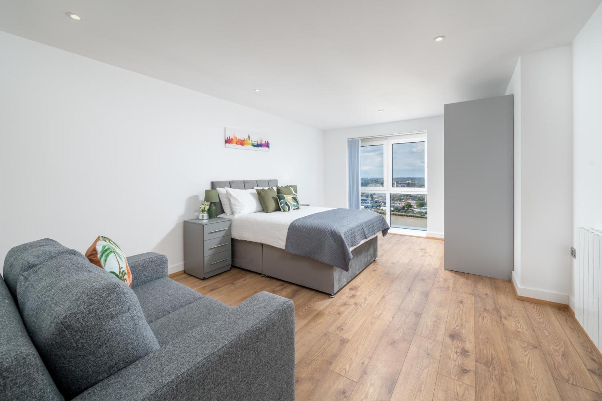 Skyvillion: Riverside Apartments with City Views London Exterior photo
